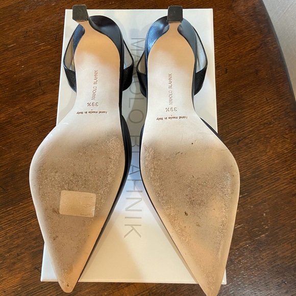 Carolyne Leather Mid-Heel Halter Pumps - Picture 3 of 6